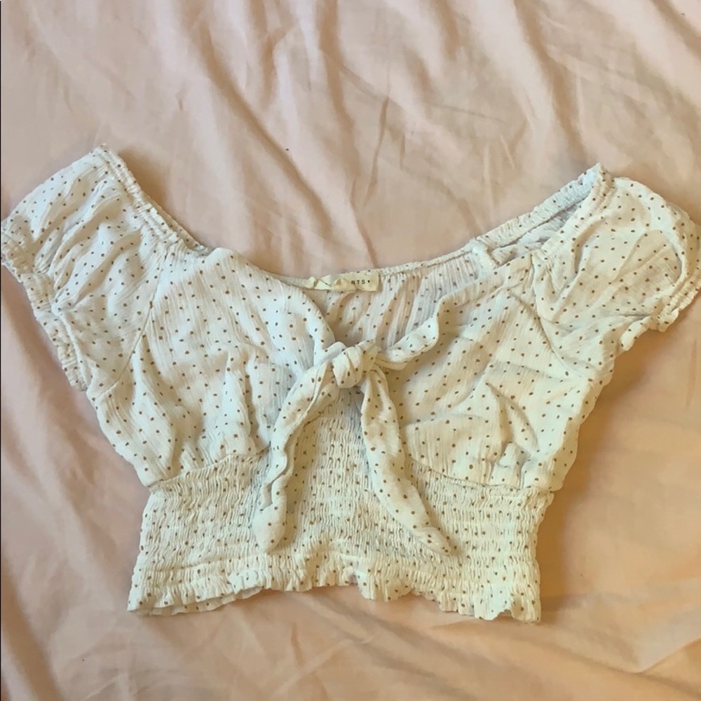 Tie front blouse